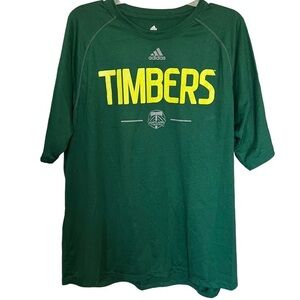 Adidas Portland Timbers Climalite Performance T-Shirt Jersey Size XL
